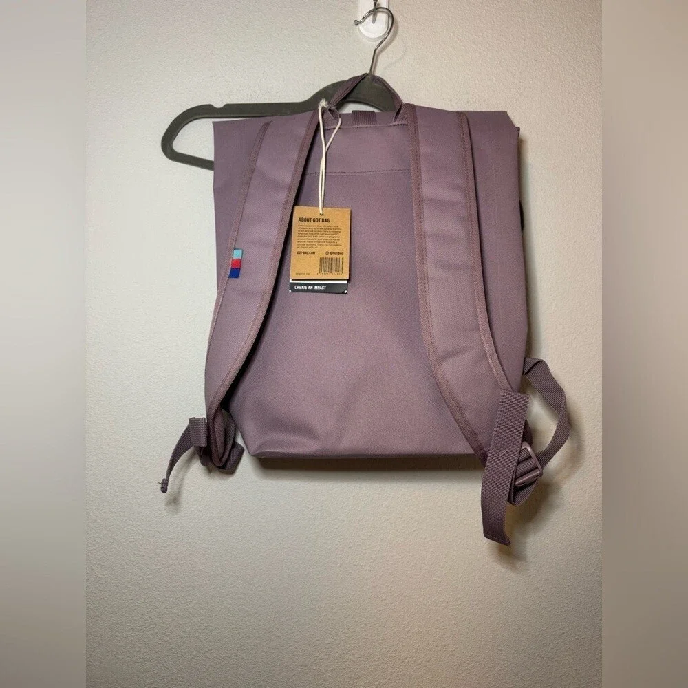 GOT BAG Stylish Roll-Top Backpack NWT